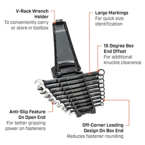 Crescent Drive Point Standard SAE/Metric Mechanics Tool Set