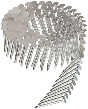 1-3/4" 11-Gauge 304 Stainless Steel Roofing Coil Nails, 7200-Pack