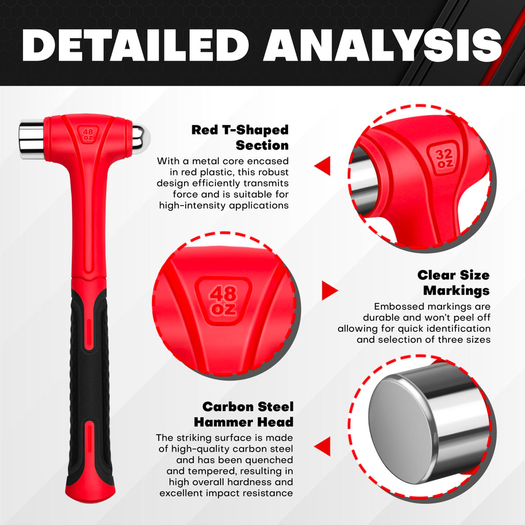 C&T Ball Peen Hammer Set