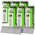 meite 16 Gauge Finish Nails 5 Sizes Galvanized Straight T-Nails 2,500PCS
