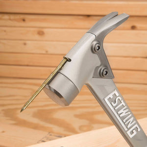 14 oz Aluminum Framing Hammer with Straight Rip Claw & Milled Face