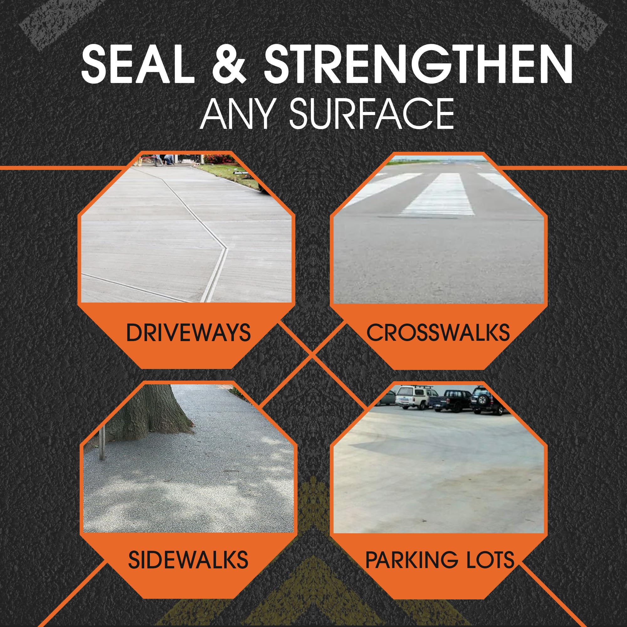 21 oz Concrete & Asphalt Crack Repair Kit with Applicator Gun