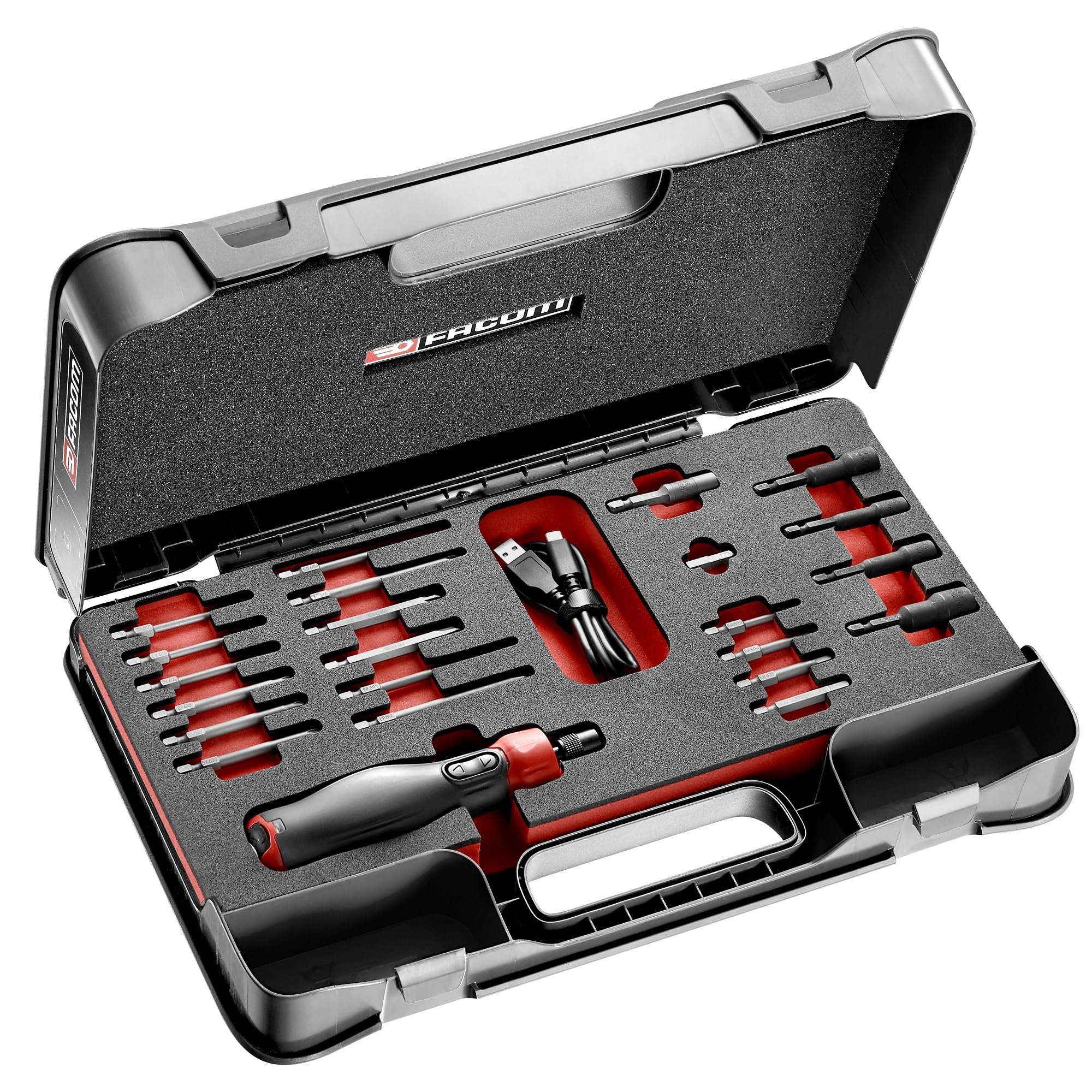4V Power Assist Electric Screwdriver & 23-Piece Bit Set
